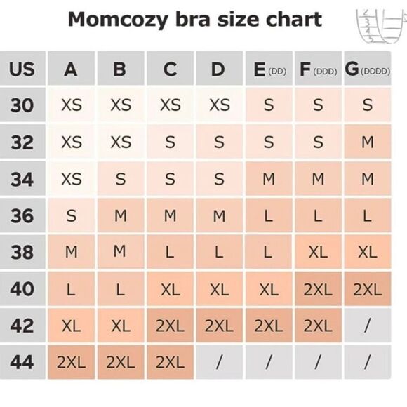 Mom cozy hands-free pumping/nursing maternity bra set of 2/ XL - Picture 10 of 10